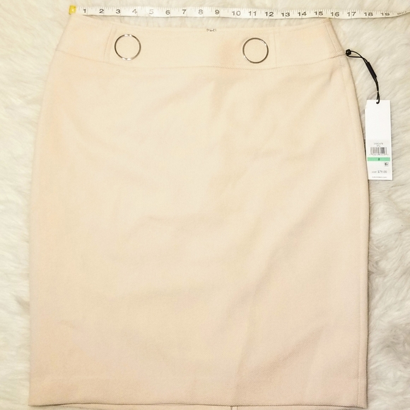 CALVIN KLEIN Twill Suit Skirt - Picture 12 of 14
